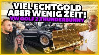 JP Performance - Viel Echtgold, aber wenig Zeit! | VW GOLF 2 THUNDERBUNNY