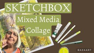 SKETCHBOX Reviews and Abstract Mixed Media Collage