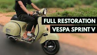 Full Restoration Vespa Sprint V (Engine 177 Performance)