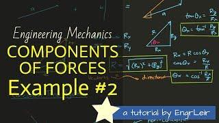 Components of a Force - Example 2 