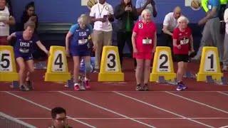 100-year-old and 102-year-old runners break world records