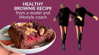 Healthy Brownie Recipe from Model and Lifestyle Coach Nina Dapper