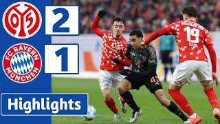 MAINZ 05 VS BAYERN MUNICH ( 2 1 ) | HIGHLIGHTS | BUNDESLIGA