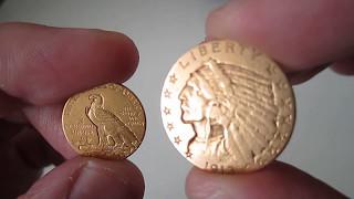 $5 Gold Indian Head Half Eagles