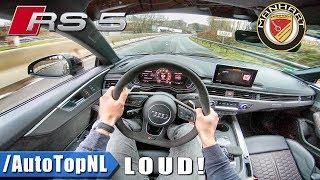 500HP Audi RS5 Manhart 2.9 V6 BiTurbo LOUD! POV Test Drive by AutoTopNL