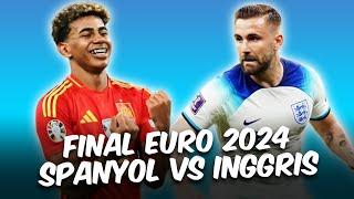 Prediksi Spanyol vs Inggris Final Euro 2024, Head to head dan Susunan Pemain