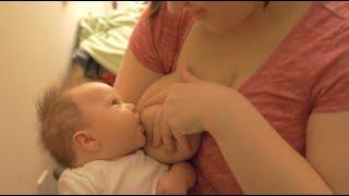 Nursing a 2 Month Old Baby Aviv | This is what BREASTFEEDING SOUNDS like