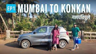 EP 1 - Mumbai to Konkan by car | Mumbai Goa Highway | Ganpatipule Beach | Celerio Car