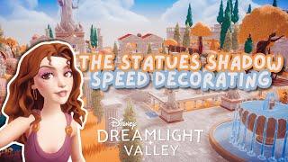 STATUE'S SHADOW SPEED DECORATING ️ // Mythopia Speed Decorating // Disney Dreamlight Valley