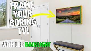 DIY Framed TV Build - LED Backlight