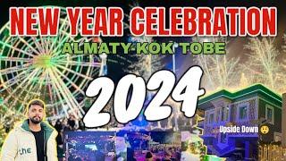 New Year 2024 Celebration At Kok Tobe Almaty Kazakhstan | New Year Party Vlog #newyear #almaty