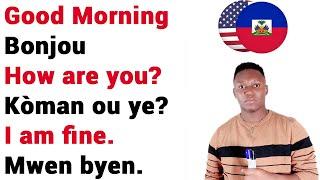 How are you?  Kòman ou ye?  Haitian creole conversation for beginners #2