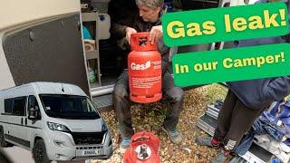 GAS LEAK! In Our Expedition 68 Camper Van! | Van Life Europe