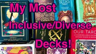 #tarot #tarotdecks #diversetarot My Most Inclusive/Diverse Tarot and Oracle Decks!