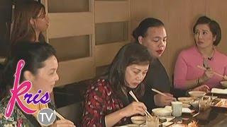 Kris TV: The presidential sisters enjoy Tempura and Japanese Paella