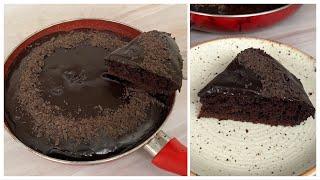 Just 10 Mins No Bake Chocolate Truffle Cake in Pan | No kadai, No Oven, No Egg Coffee Chocolate Cake