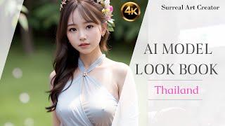 【 4K 】 AI art 승무원 | Thailand | 태국 사람들 | タイ人 | 泰国