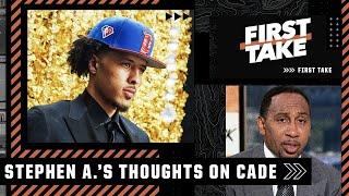 Stephen A.'s biggest concern with Cade Cunningham's game | First Take