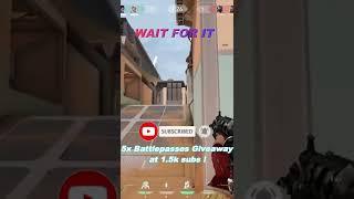 Watch till the end.. | #shorts #giveaway #valorant #battlepass