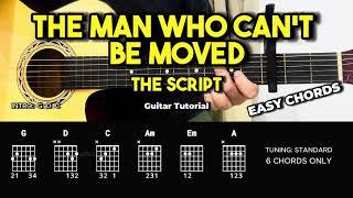 The Man Who Can't Be Moved - The Script | Easy Guitar Tutorial For Beginners (CHORDS & LYRICS)