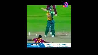 What A  Slower Ball By Bravo To ABD#cricket#shorts