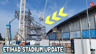 WOW! NEW NORTH STAND IS TAKING SHAPE! Etihad Stadium Expansion Update! Steel Installation, New Crane