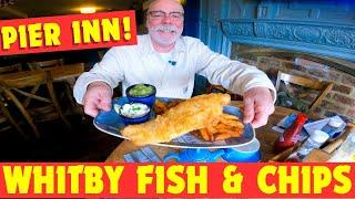 FISH & CHIPS AT PIER INN WHITBY - IT'S DOG FRIENDLY TOO!