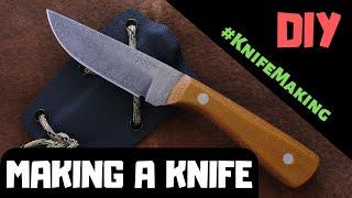 Making a Hunting Knife with a Cheap Grinder and Files