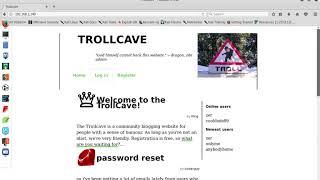 vulnhub trollcave - Completare la sfida  - Session Hijacking, CSRF, RCE,