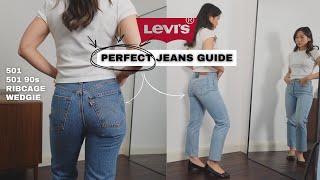 Best Levi’s Jeans for Petite Girls – Try-On & Fit Guide (501, 501 90s, Ribcage, Wedgie)