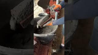 Вертикальная кладка #кирпич