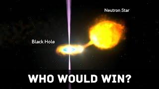 Black Hole vs Neutron Star collision, Who wins?