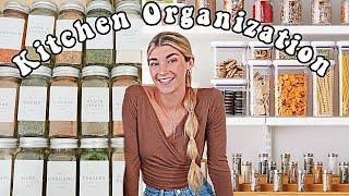 EXTREME KITCHEN ORGANIZATION! SATISFYING (Spice drawer, Pantry & more)