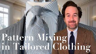 Pattern Mixing in Tailored Clothing