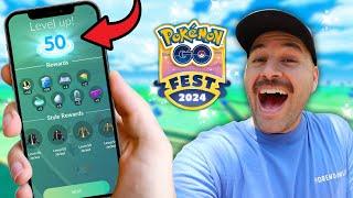 I Hit LEVEL 50 Playing Pokemon Go Fest NYC #Pokemon