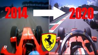 F1 Ferrari 2014-2020 Onboard | V6 Turbo Engine Sound Evolution