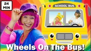 Wheels On The Bus | Plus Lots More Nursery Rhymes & Kids Songs | 24min Compilation from Debbie Doo