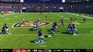 Madden NFL 25 - Cleveland Browns vs Baltimore Ravens - Gameplay (PS5 UHD) [4K60FPS]