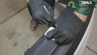 Установка фаркопа Leader V125-A. SKODA RAPID(лифтбек)2012 -..г.в.VOLKSWAGEN POLO(седан)