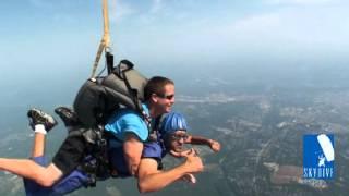 Flying for the first time - sky diving at Skydive Pepperell, MA