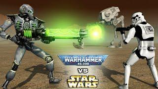 WARHAMMER 40K vs STAR WARS: Necrons vs Galactic Empire - Men of War: Assault Squad 2