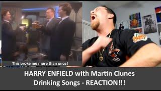 American Reacts HARRY ENFIELD and Martin Clunes - Drinking Songs REACTION