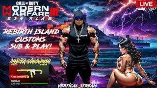  Rebirth Island Warzone Live  |️ Rebirth Island Customs W/ Subs ️ #callofduty #warzone #shorts