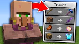 Minecraft, But Villagers Trade OP Items...