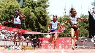 Marie-Josée Ta Lou sweeps women's 100m victory at Prefontaine Classic | NBC Sports