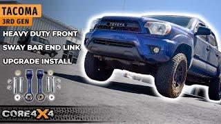 Toyota Tacoma Heavy Duty Front Sway Bar End Link Upgrade and Install