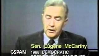 Eugene McCarthy Robert Kennedy Debate 1968 ElectionWallDotOrg