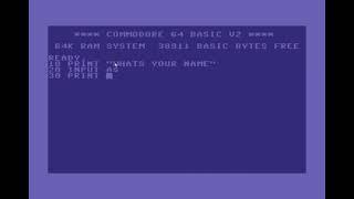 c64 BASIC