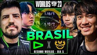 LOUD x MARINES | RESUMO: WORLDS - PLAY-IN | DIA 5