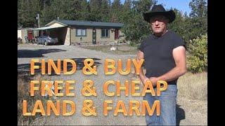 FIND & BUY FREE & CHEAP LAND & FARM